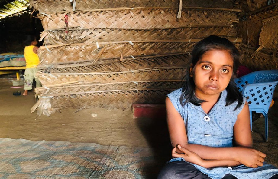Family breaking fast at Iftar